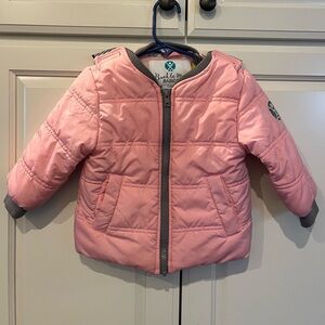 Buckle Me Baby Toddler Girls Pink Coat 12 Months